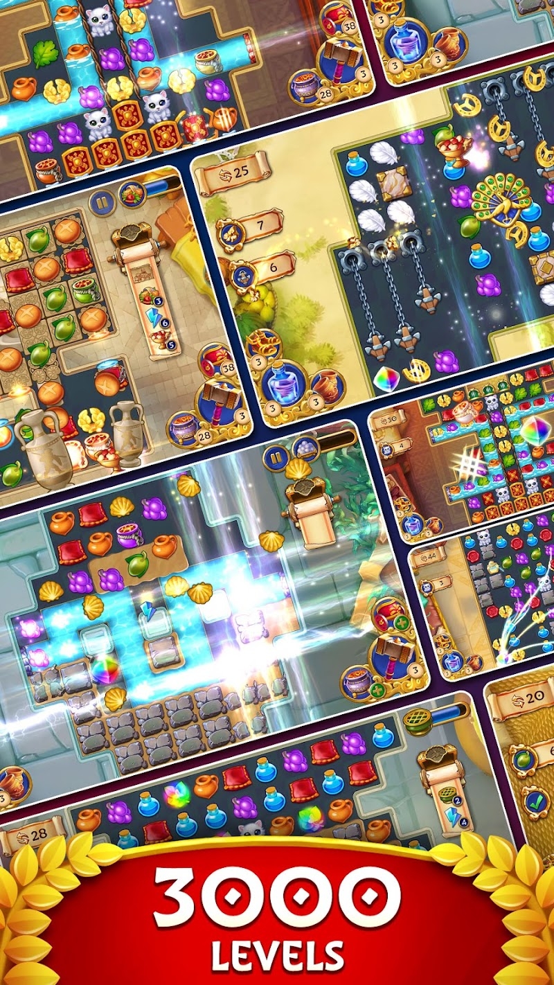 Jewels of Rome: Gems and Jewels Match-3 Puzzle