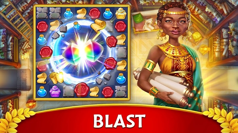 Jewels of Rome: Gems and Jewels Match-3 Puzzle