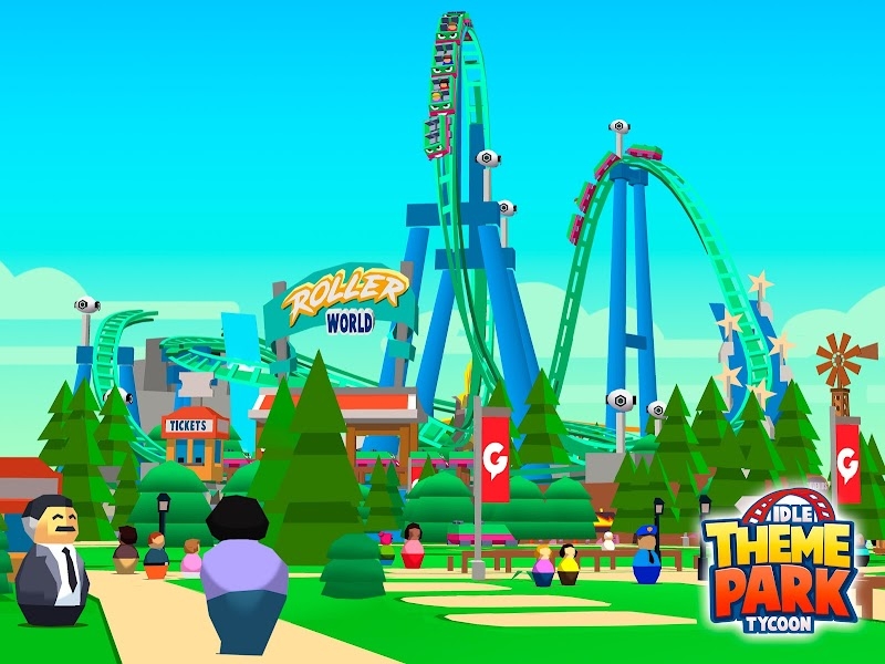 Idle Theme Park Tycoon - Recreation Game