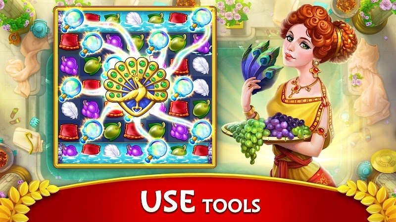 Jewels of Rome: Gems and Jewels Match-3 Puzzle