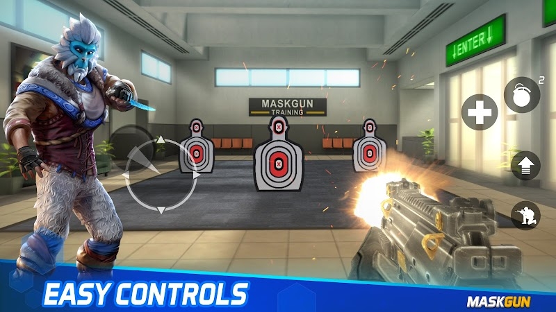 MaskGun - Online multiplayer FPS shooting gun game