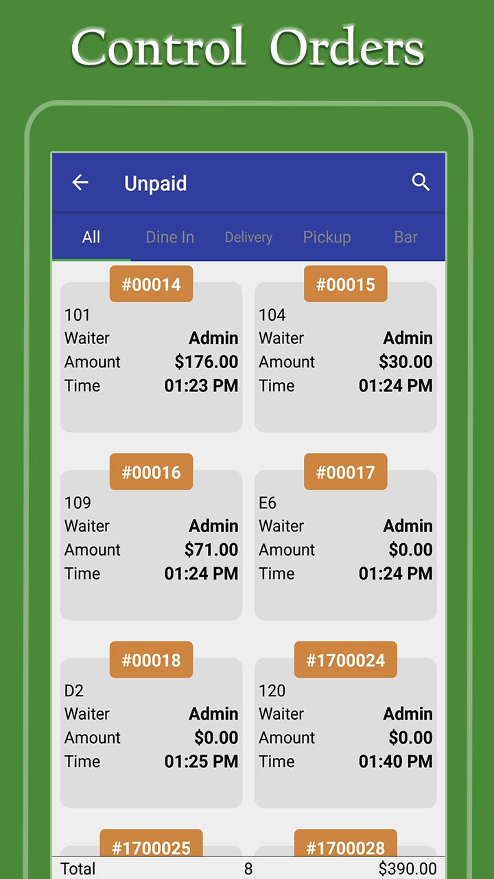 Restaurant Point of Sale | Cash Register - W&O POS