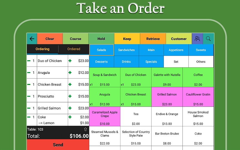 Restaurant Point of Sale | Cash Register - W&O POS