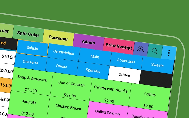 Restaurant Point of Sale | Cash Register - W&O POS