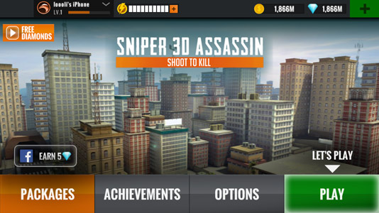 Sniper 3D Assassin: FPS Battle Hack