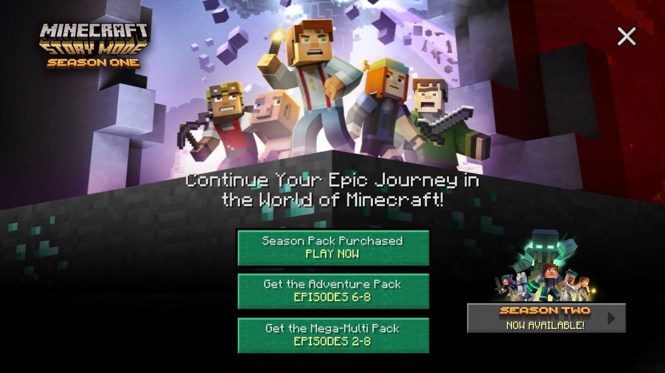 Minecraft: Story Mode For iOS Gone Free [$4.99 ->$0.00]