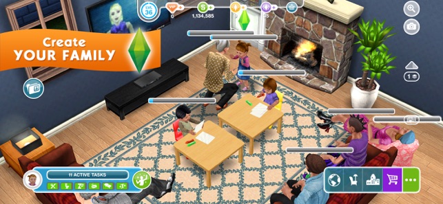 The Sims FreePlay APK VIP 5.80.0 MOD, Dinheiro Infinito