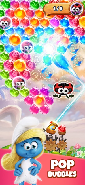 Smurfs Bubble Shooter Game Hack