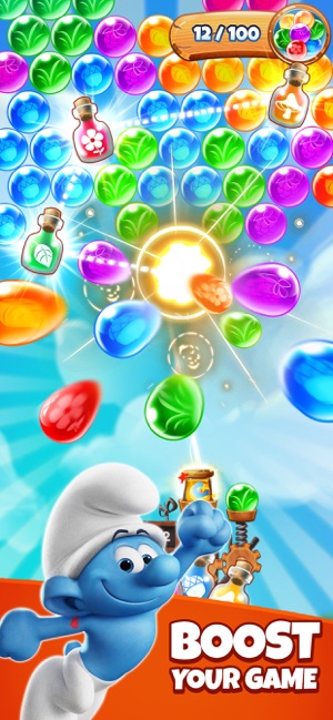 Smurfs Bubble Shooter Game Hack
