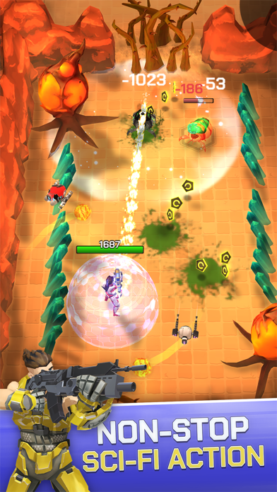 Spacelanders: Sci-Fi Shooter Hack