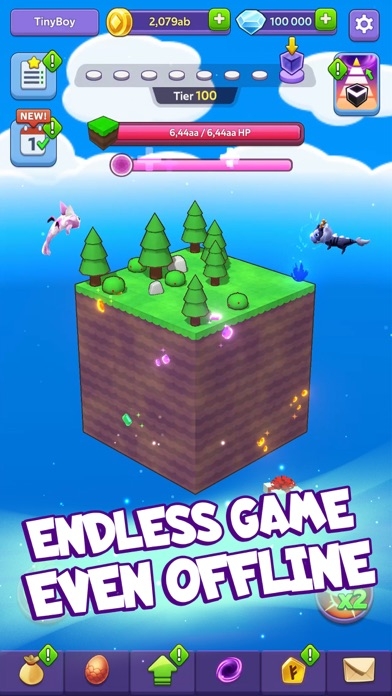 Tiny Worlds: Dragon Idle games Hack