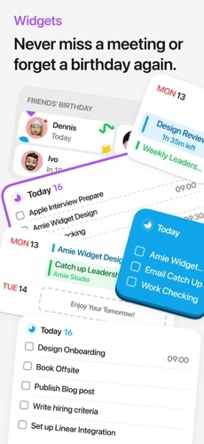 Amie - Todos, email, calendar Hack