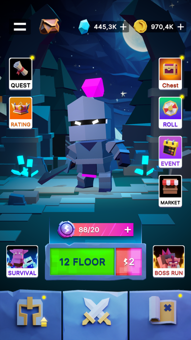 Hero Dungeon: Cube Action RPG Hack