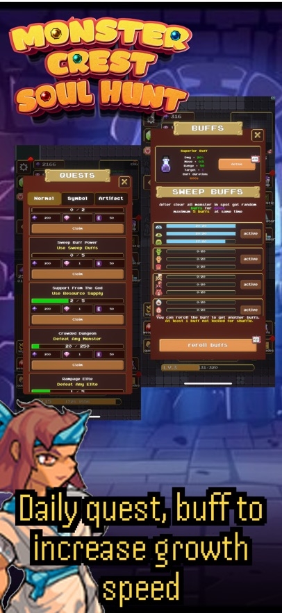 Monster Crest: Idle RPG Hunt Hack