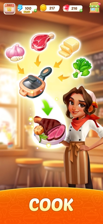 Flambé: Merge and Cook Hack