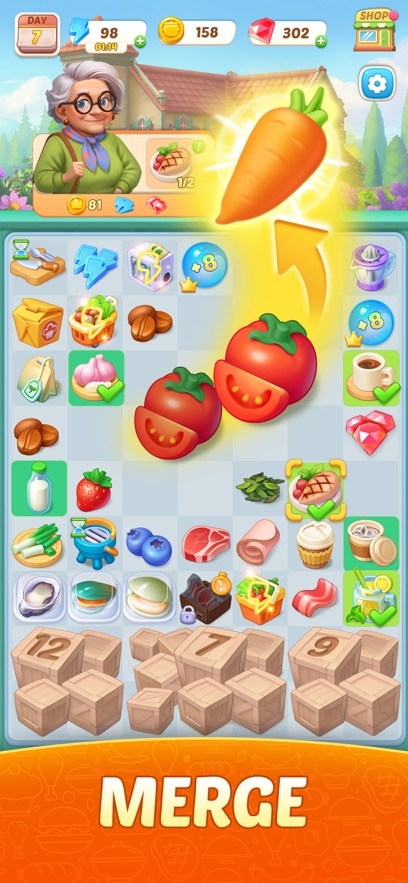 Flambé: Merge and Cook Hack
