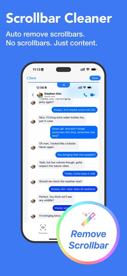 Zeta Stitch - Long Screenshots Hack