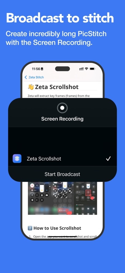 Zeta Stitch - Long Screenshots Hack