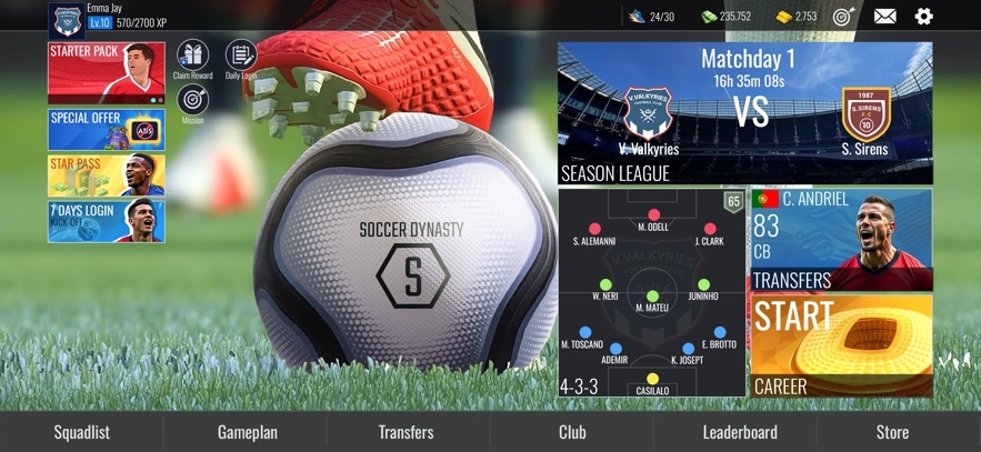 Soccer Dynasty: Club Manager Hack