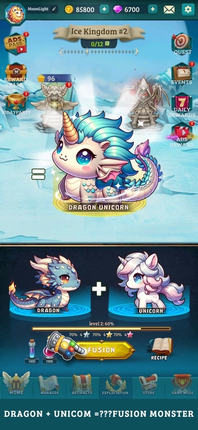 Master Fusion : Monster War Hack