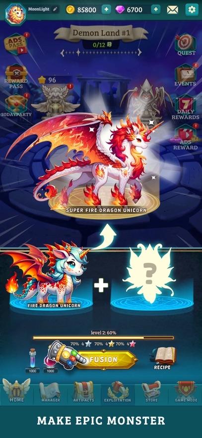 Master Fusion : Monster War Hack