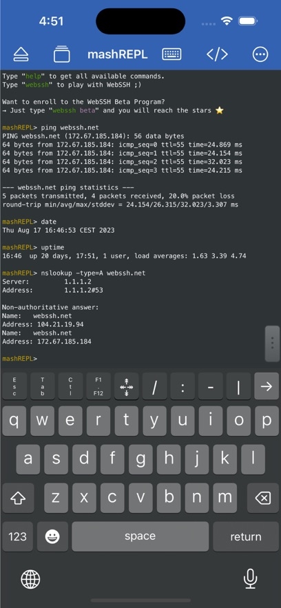 WebSSH - SysAdmin Tools Hack