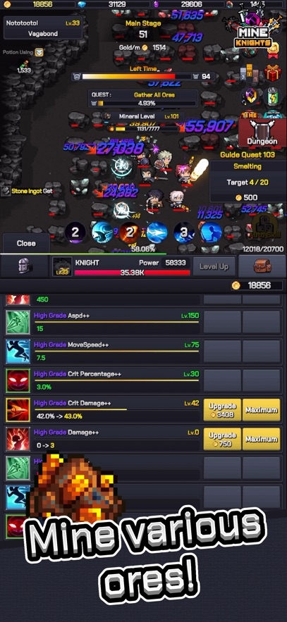 Mine Knights! Hack