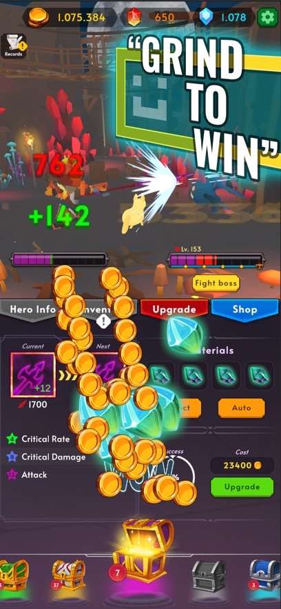 Only Grind: Loot & Fight Hack