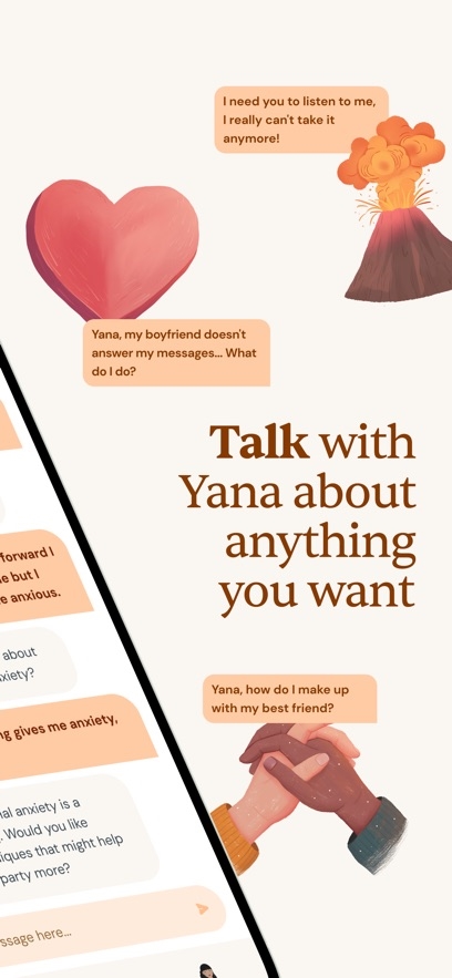 Yana: Your emotional companion Hack