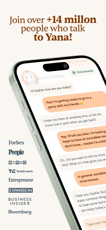 Yana: Your emotional companion Hack