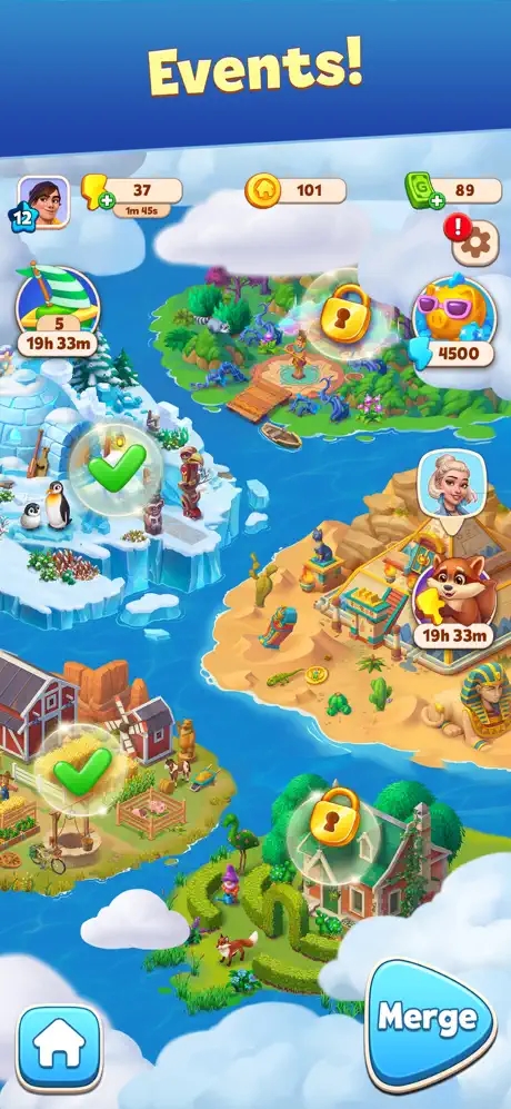 Merge Town: Royal Travel Games Hack
