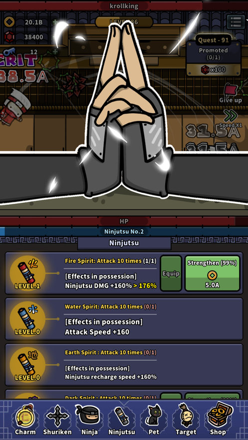 Fiery Ninja : Idle RPG Hack
