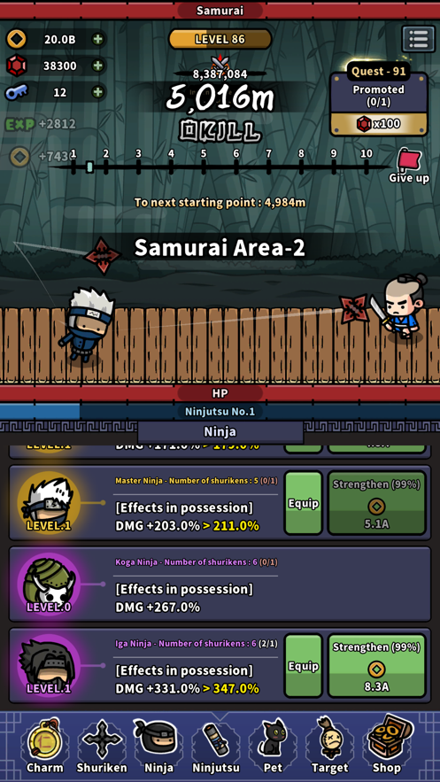 Fiery Ninja : Idle RPG Hack