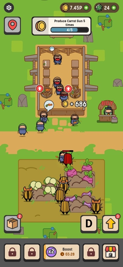 Farming Warriors: Idle TD Hack