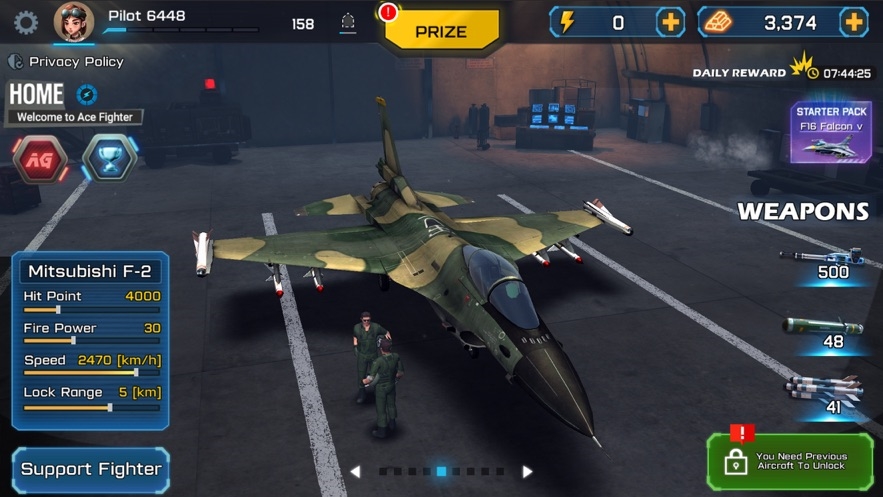 ACE Fighter: Modern Air Combat Hack
