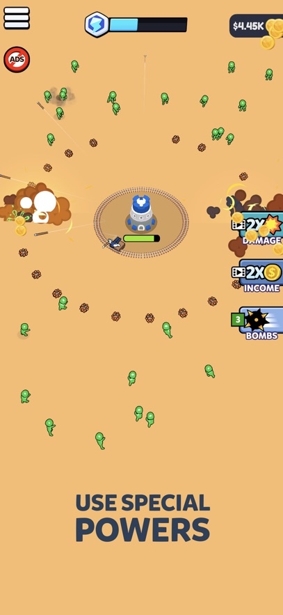 Rail defence Hack