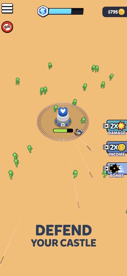 Rail defence Hack