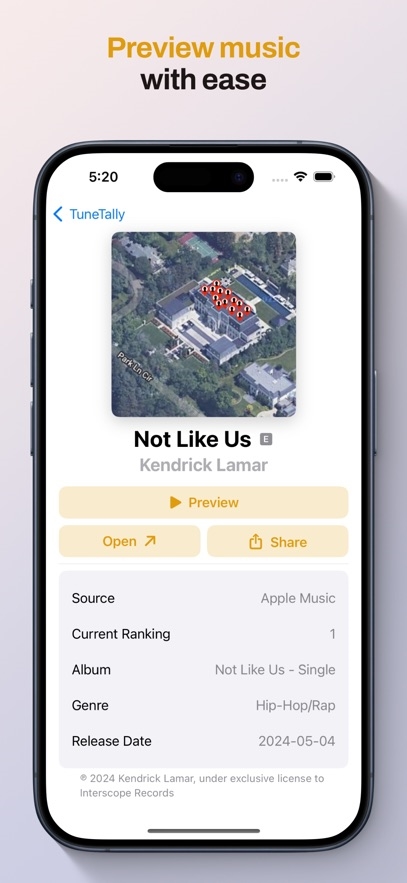 TuneTally: Music Charts Hack