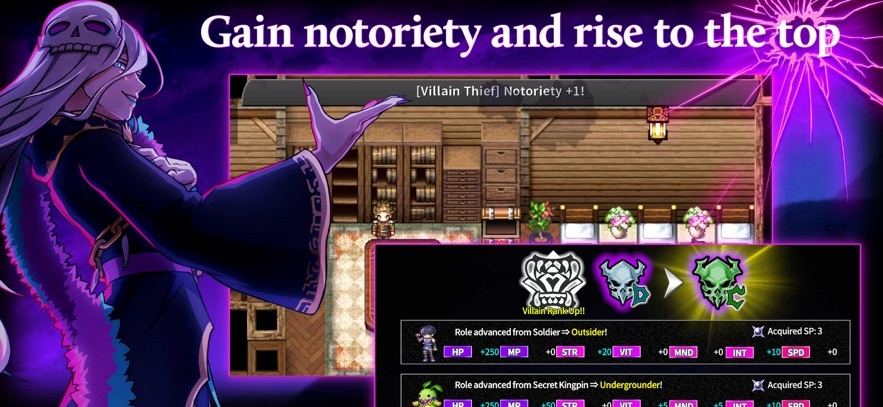 RPG Isekai Villain Hack