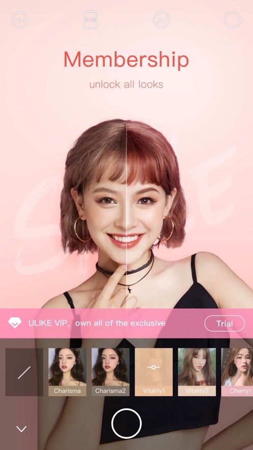 Ulike - Define trendy selfie Hack