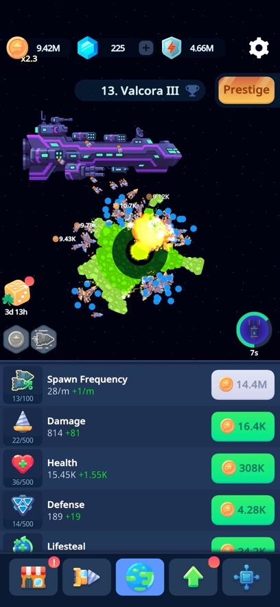 Planet Miner: Idle Action Game Hack