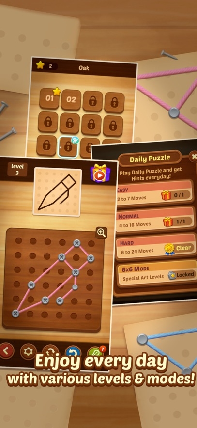 Line Puzzle: String Art Hack