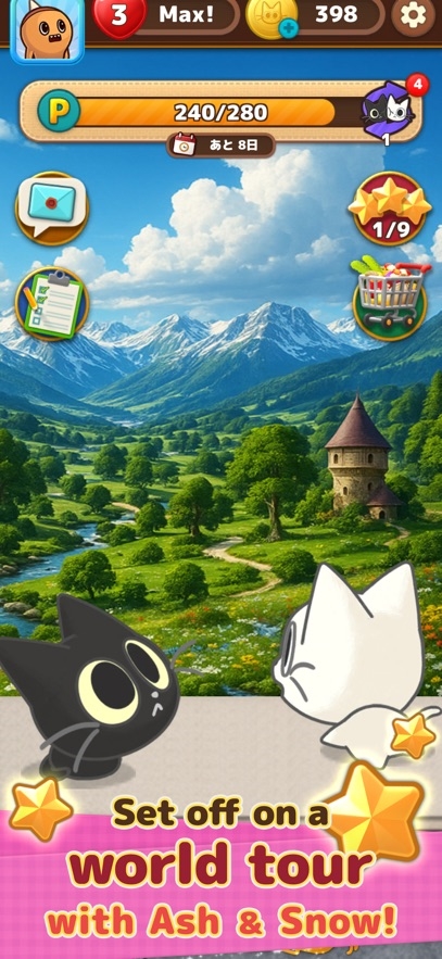 Ash & Snow : Cat Pop'n Match Hack