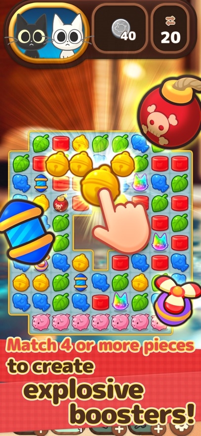 Ash & Snow : Cat Pop'n Match Hack