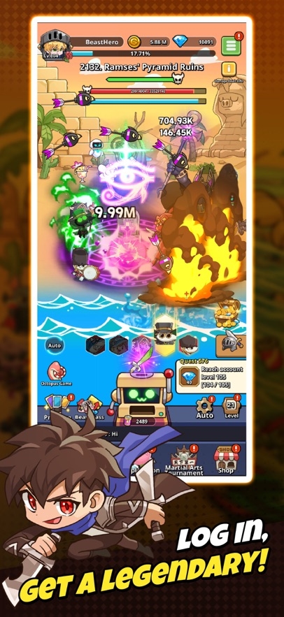 Beast Heroes: Fantasy Idle RPG Hack