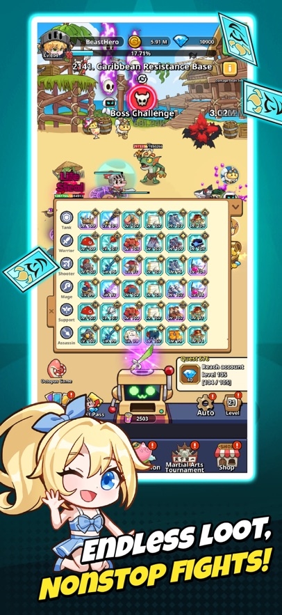 Beast Heroes: Fantasy Idle RPG Hack