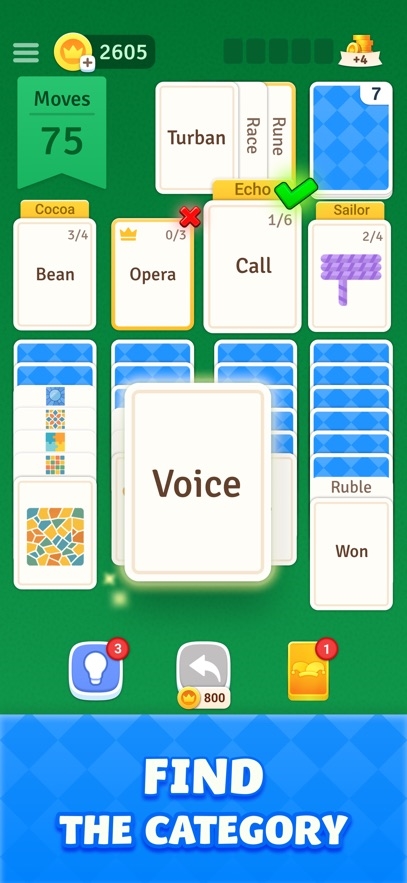 Solitaire Associations Journey Hack