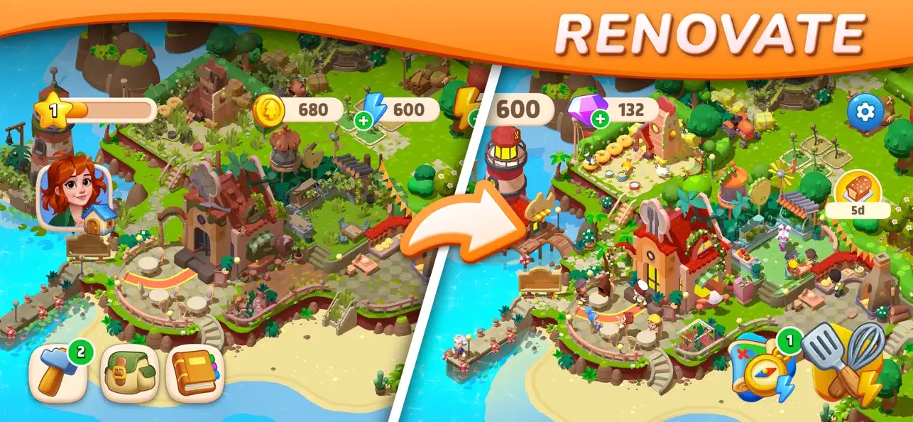Bloom & Breakfast: Merge Town Hack