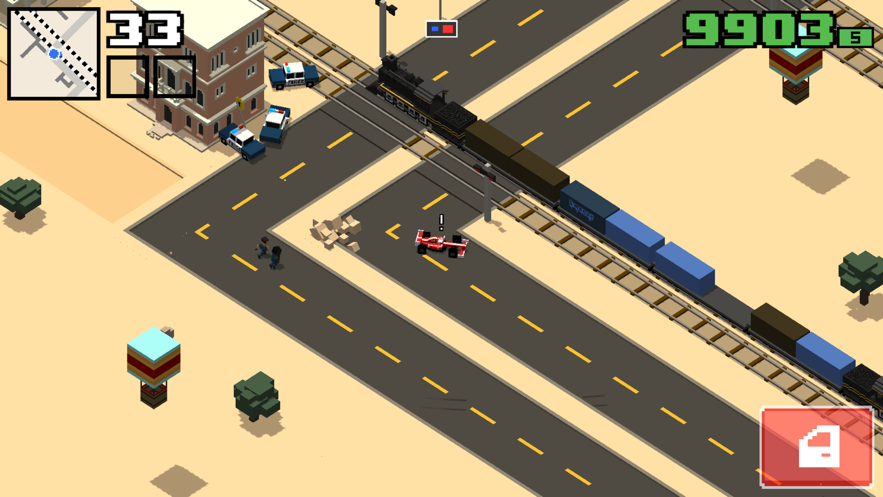 Smashy Road: Wanted 2 Hack