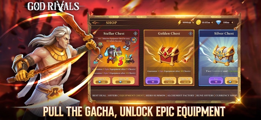 God Rivals: RPG Roguelike Hack